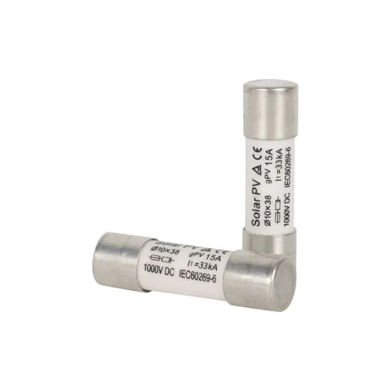 AC Cylindrical Ceramic Solar PV Fuse 30A 60A 440VAC with IEC60269-1
