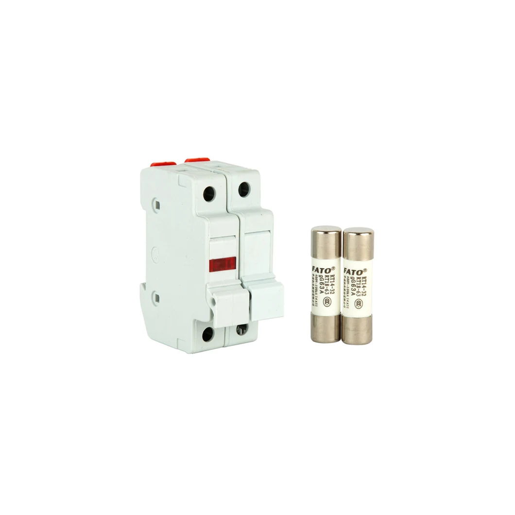 China Professional Manufacturer 32A 63A 125A Fuse Holder with Indication for Cylindrical Fuse Link