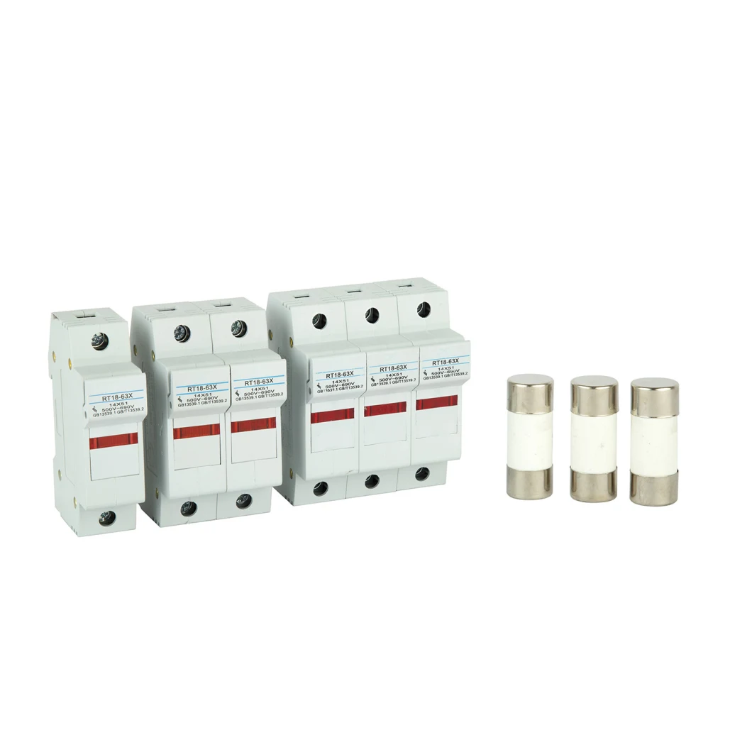 China Professional Manufacturer 32A 63A 125A Fuse Holder with Indication for Cylindrical Fuse Link