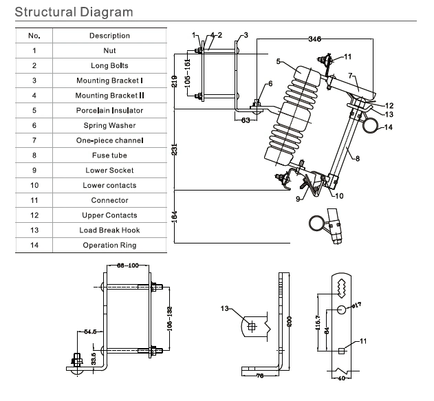 Dropout Fuse Yk2 Series 24kv