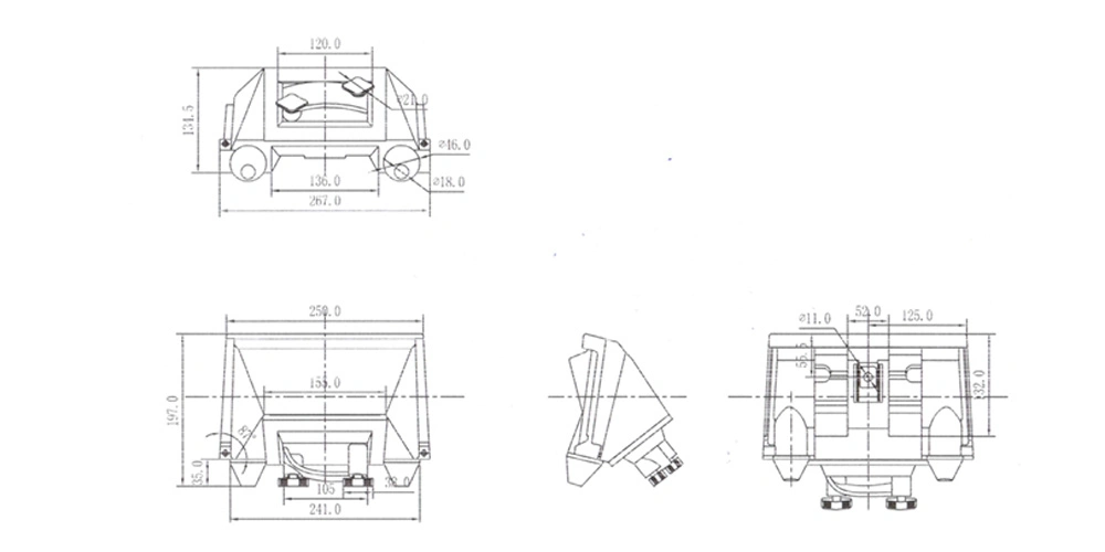 Pole Mounted Over Line Overhead Service Transformer Fuse Cut out